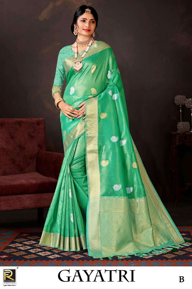 Gayatri Ronisha By Banarasi Silk Sarees Catalog